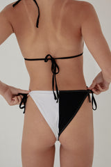 Robin Top - Black Rib & White